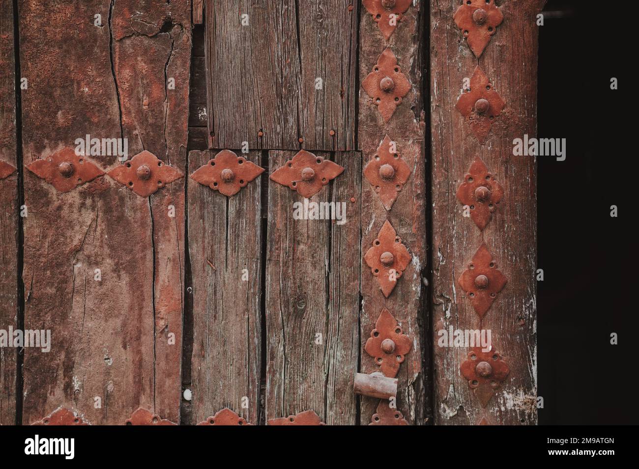 Rustic door, old door, parts of the abandoned farmhouse Stock Photo Alamy