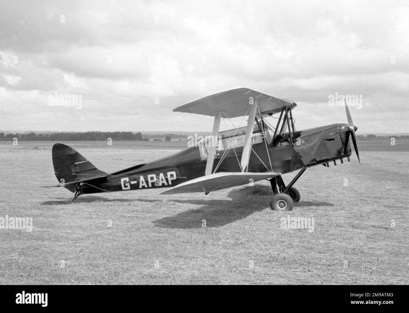 Thruxton Jackaroo G-APAP (msn 83018), (modified from de Havilland DH.82a Tiger Moth R5136). Stock Photo