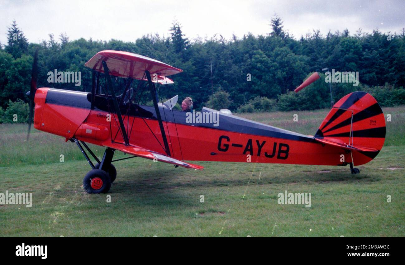 Stampe et Vertongen SV.4C G-AYJB (msn 1204), Built by SNCAN (Societe Nationale de Constructins Aeronautiques du Nord), in France. Stock Photo