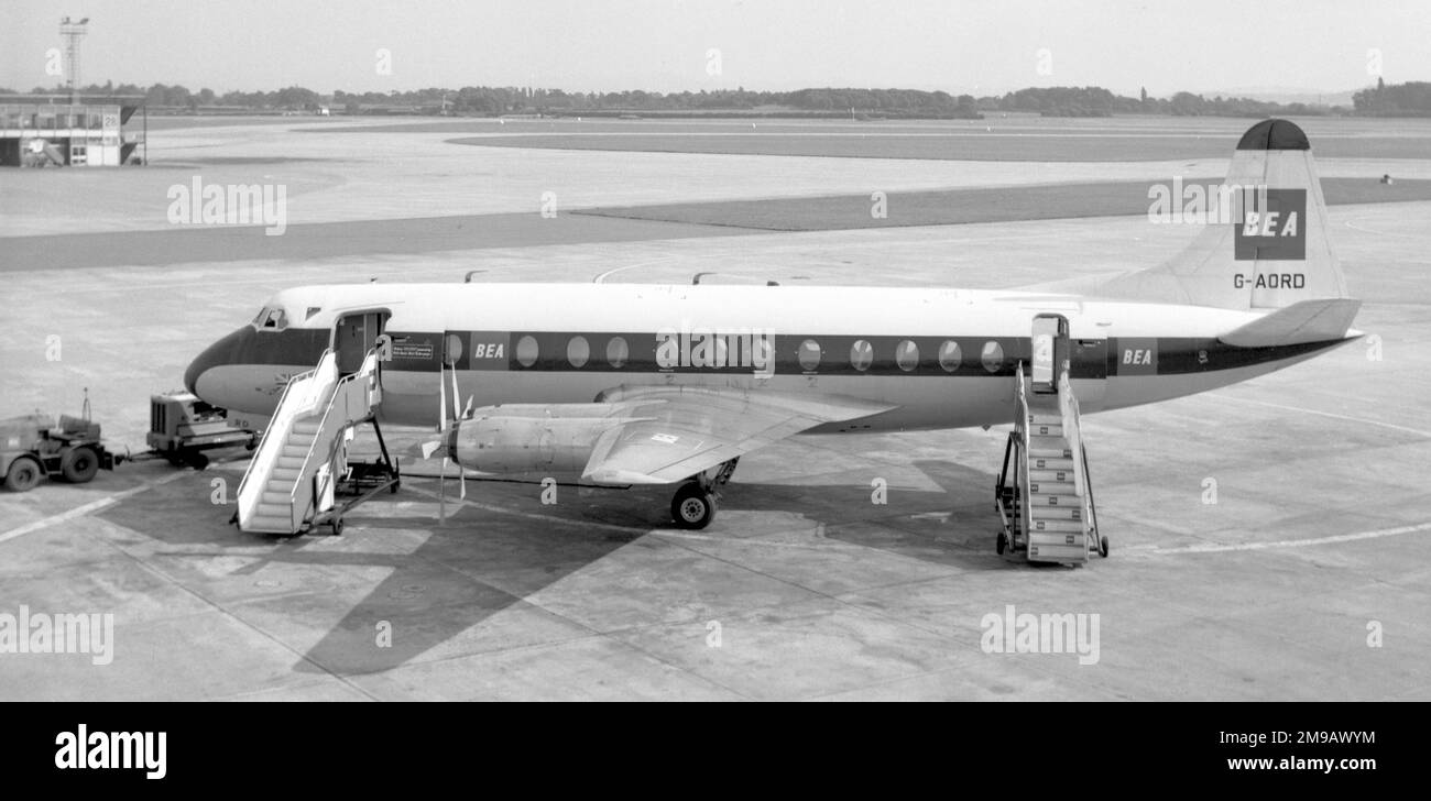 Vickers Viscount 802 G-aord (msn 171), Of British European Airways, At 