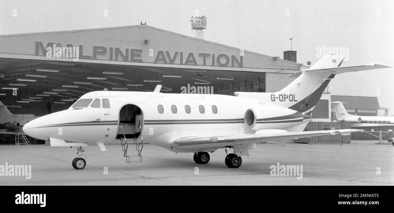 Hawker Siddeley HS.1253B/RA GOPOL (msn 25143), of McAlpine Aviation