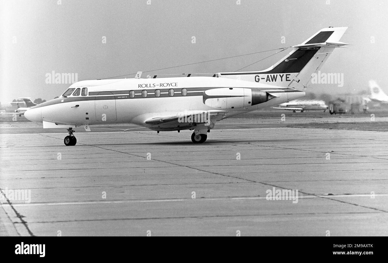 Hawker Siddeley HS.125 Series 1B/522 GAWYE (msn 25090), of RollsRoyce
