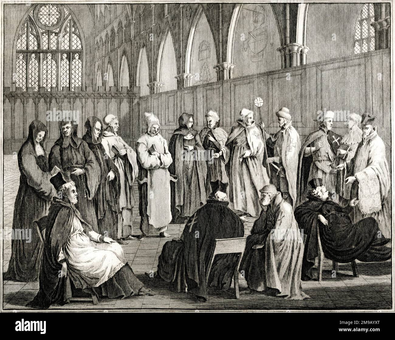 Christian Religious Orders L R standing Benedictine Nun Christian Religious Orders L R standing Benedictine Nun