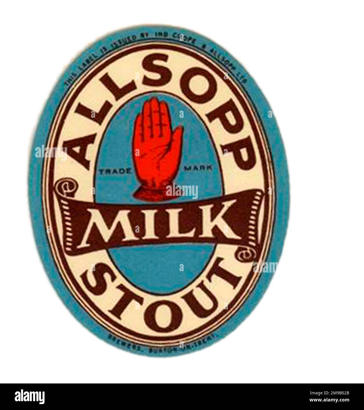 Allsopp Milk Stout Stock Photo