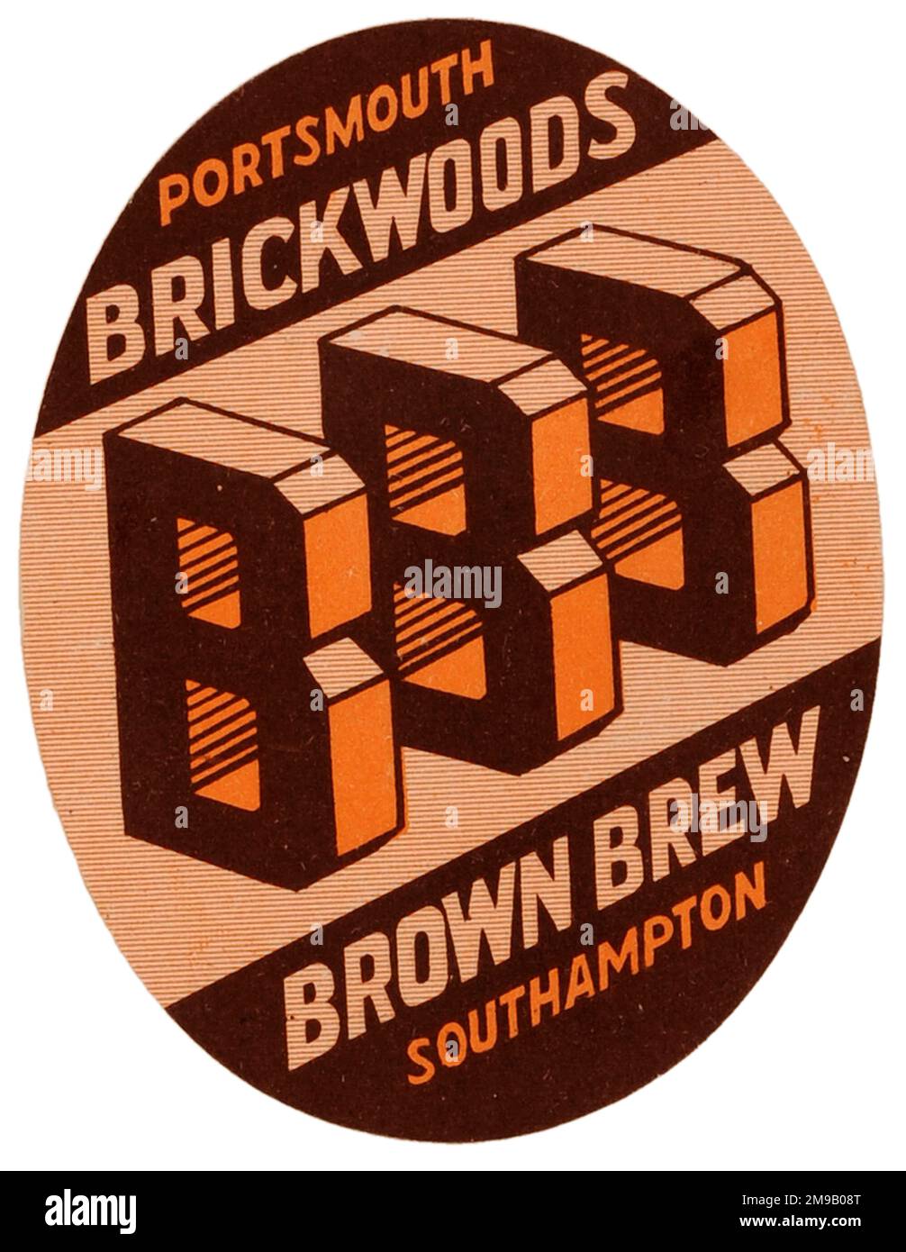 Brickwoods Brown Brew Stock Photo