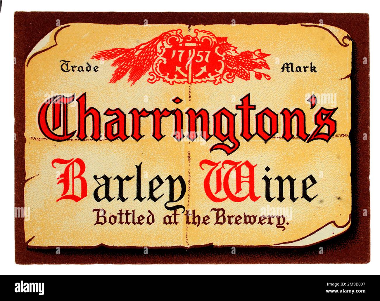 Charrington's Barley Wine Stock Photo