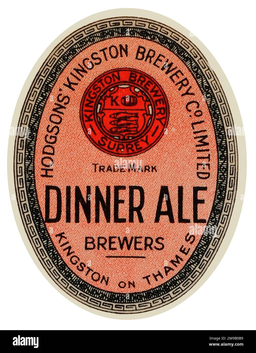 Hodgsons' Dinner Ale Stock Photo