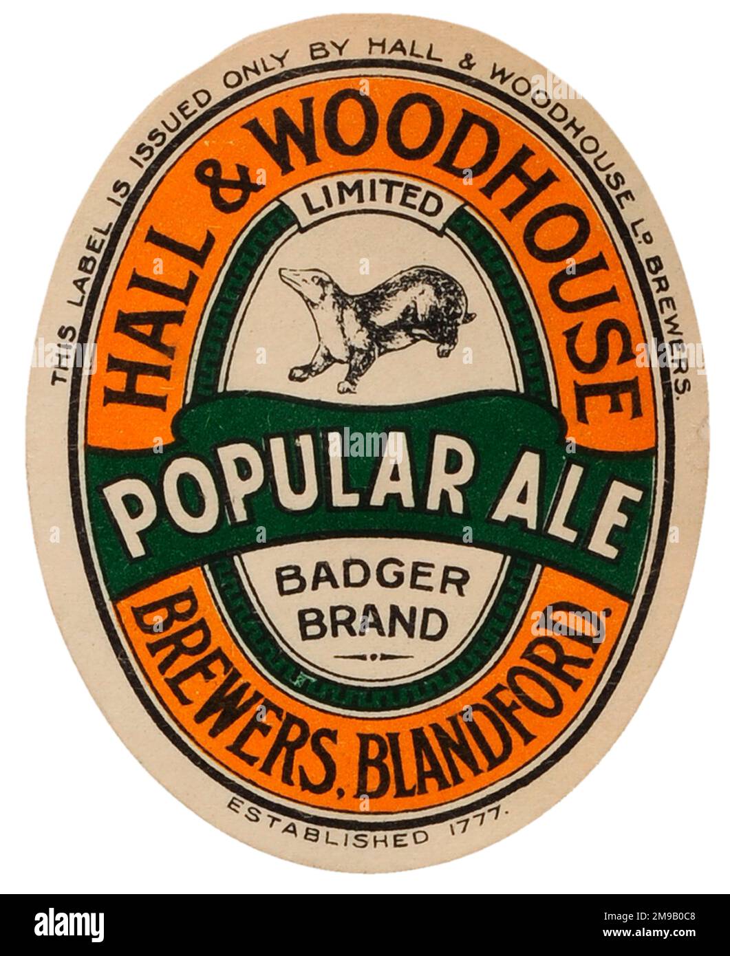 Hall & Woodhouse Popular Ale Stock Photo