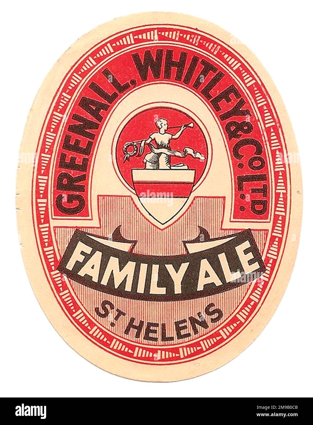 Greenall's Family Ale Stock Photo