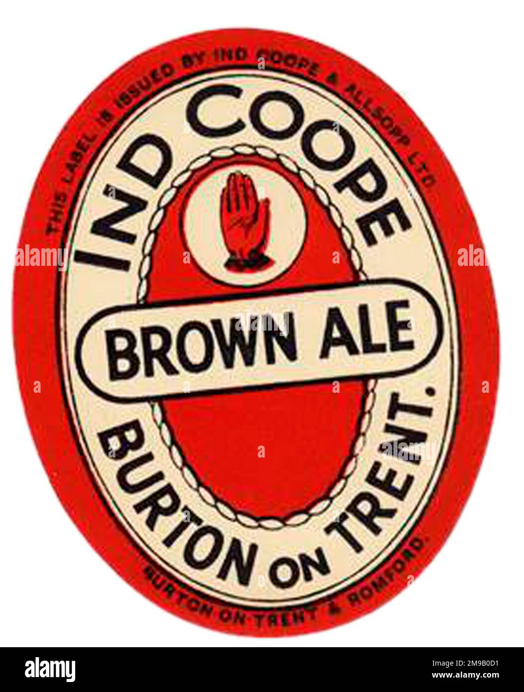 Ind Coope Brown Ale Stock Photo