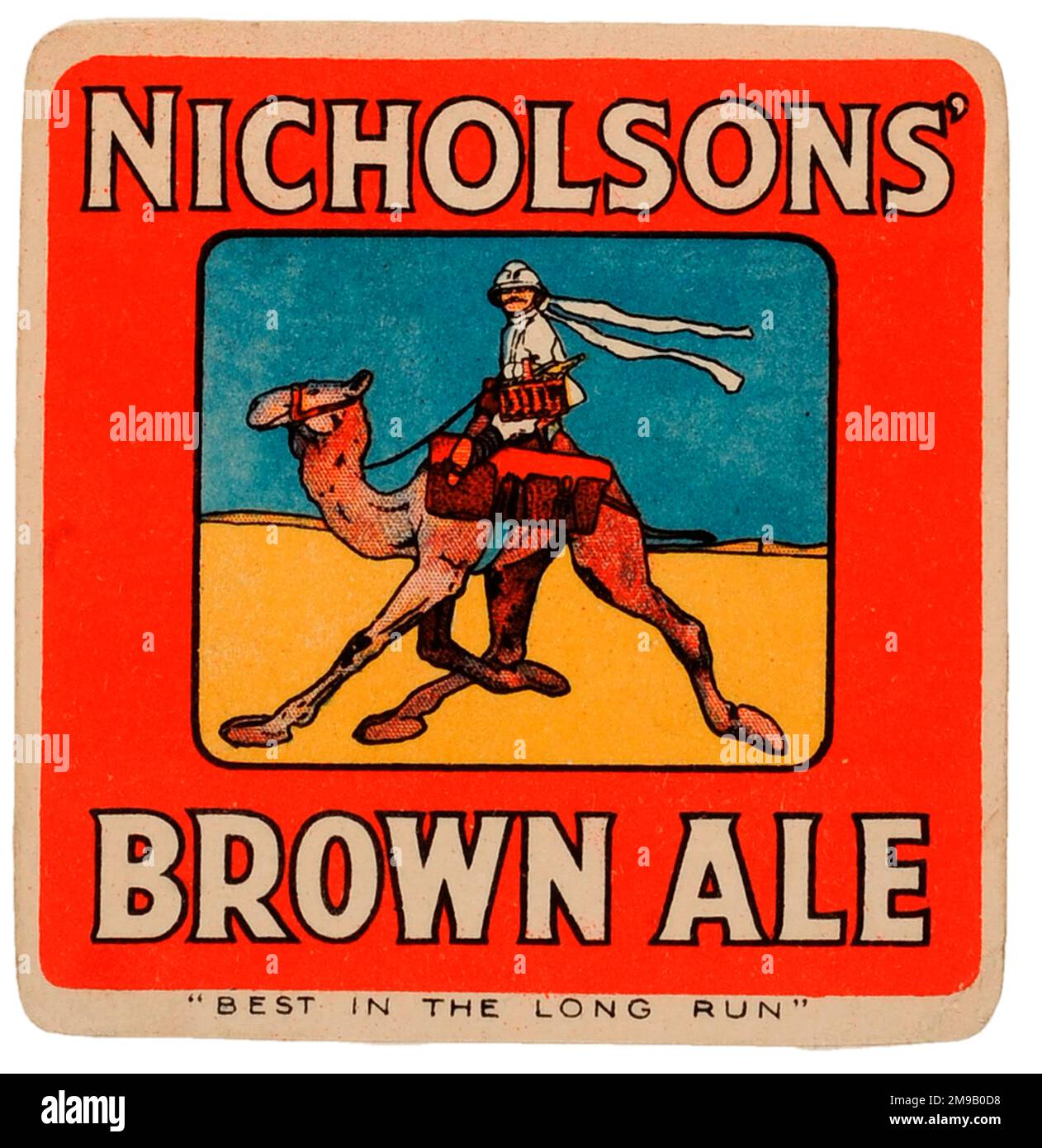 Nicholsons' Brown Ale Stock Photo