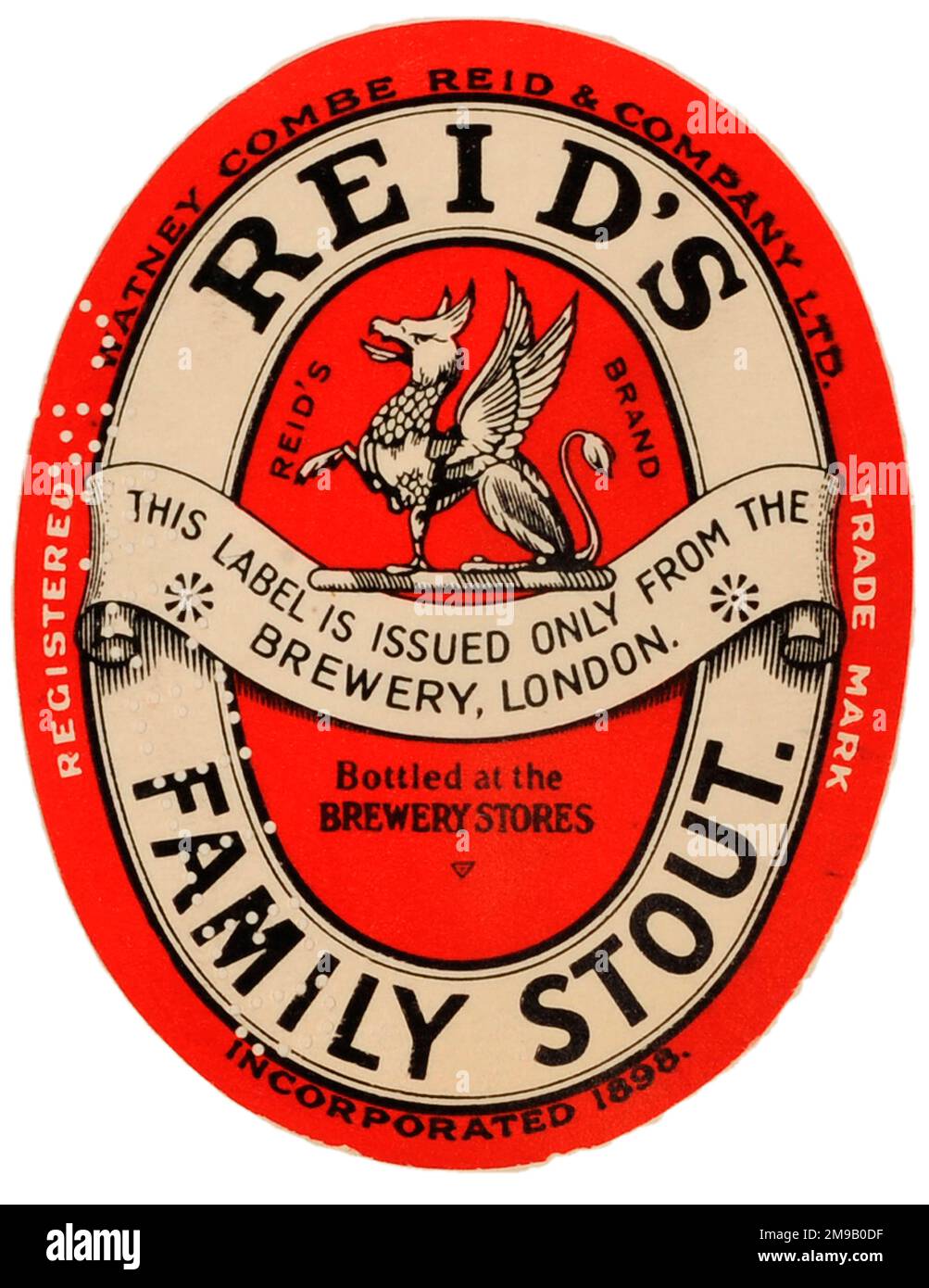 Reid's Family Stout Stock Photo