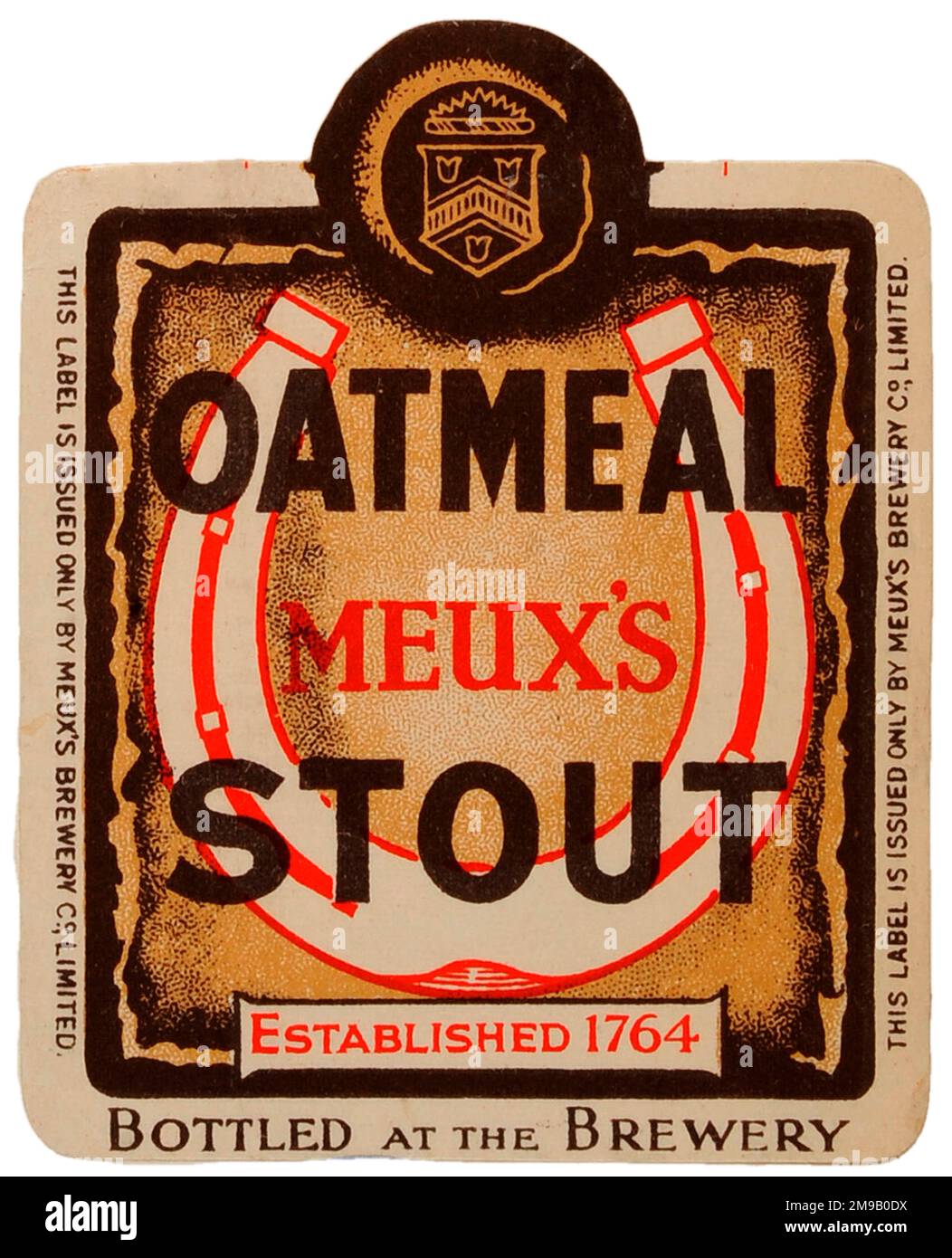 Meux's Oatmeal Stout Stock Photo