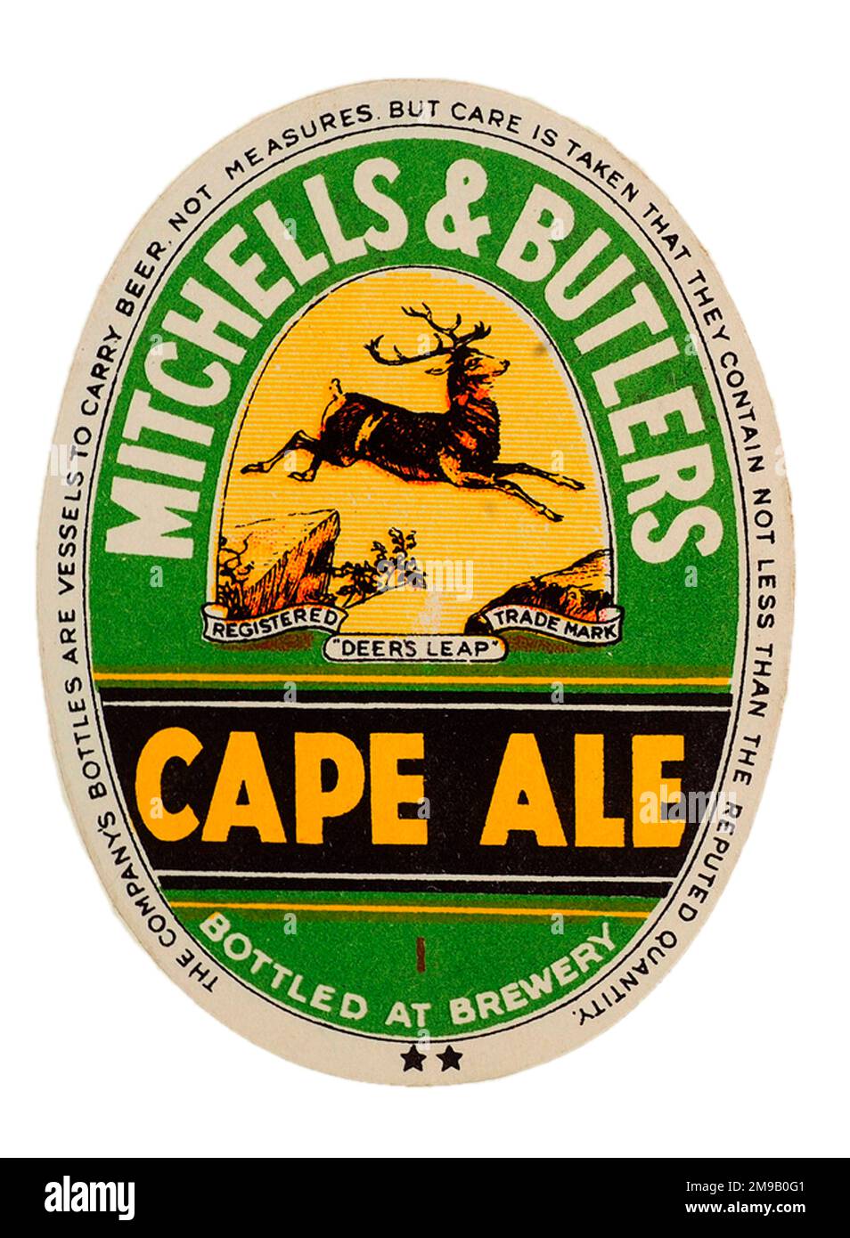 M&B Cape Ale Stock Photo