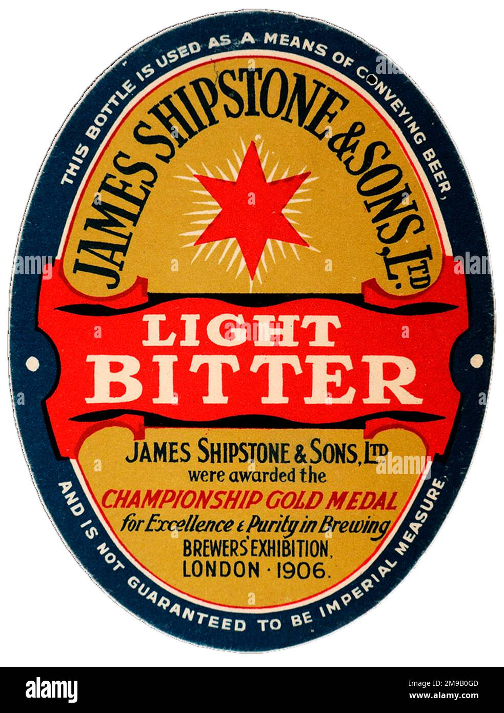James Shipstone Light Bitter Stock Photo