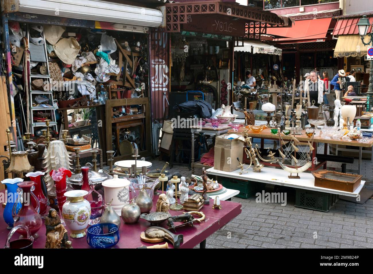 Monastiraki flea market, Athens, Greece Stock Photo Alamy
