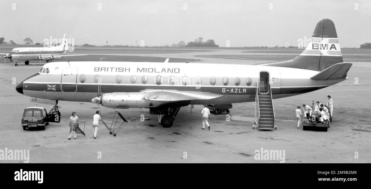 Vickers viscount aircraft Black and White Stock Photos & Images