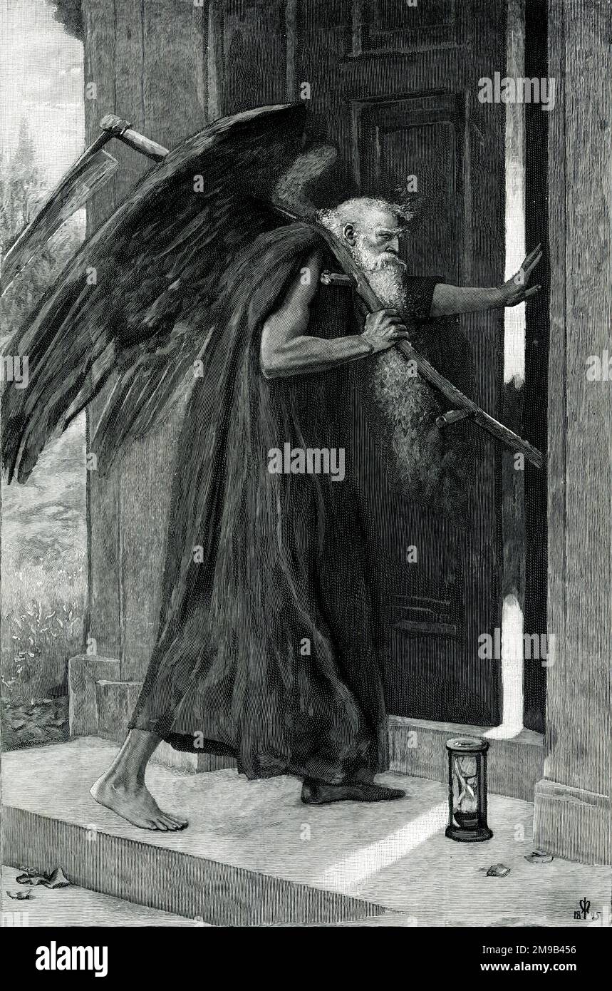 The Grim Reaper by John Everett Millais Stock Photo