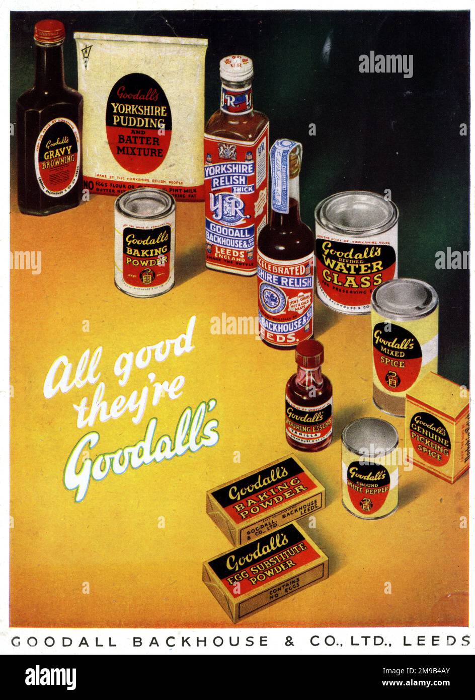 Forties food products Cut Out Stock Images & Pictures Alamy