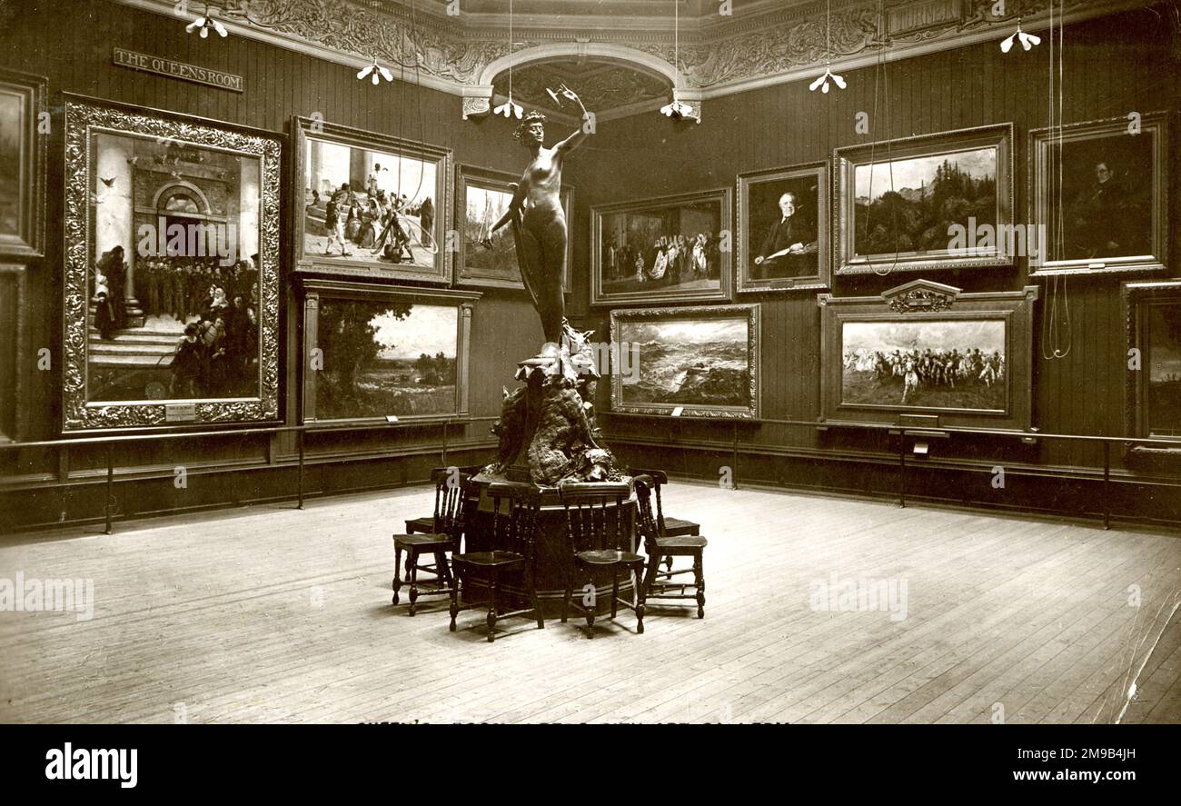Queen's Room, Leeds City Art Gallery, Yorkshire Stock Photo Alamy