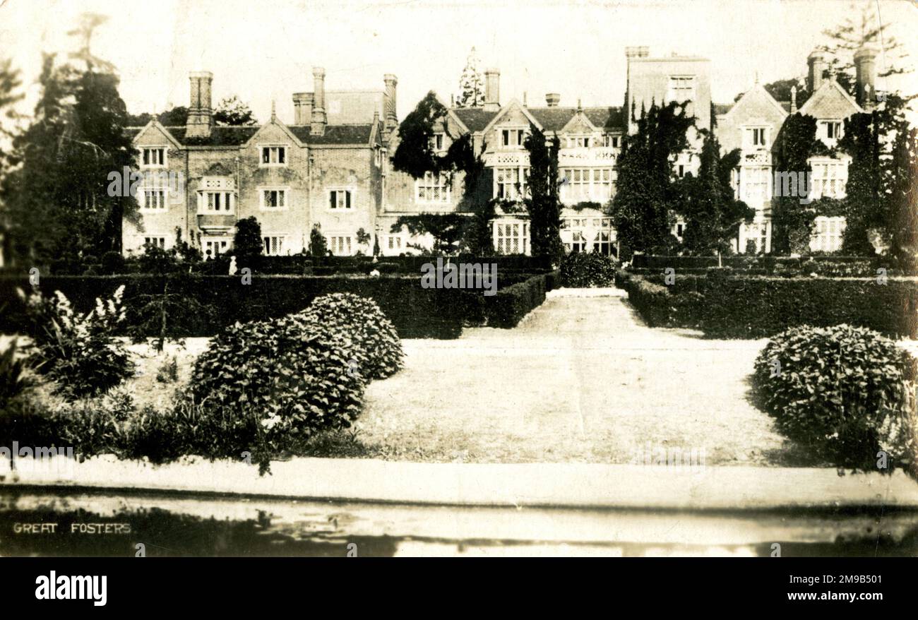 Great Fosters, Egham, Surrey, a Tudor Stately Home, now a hotel Stock Photo