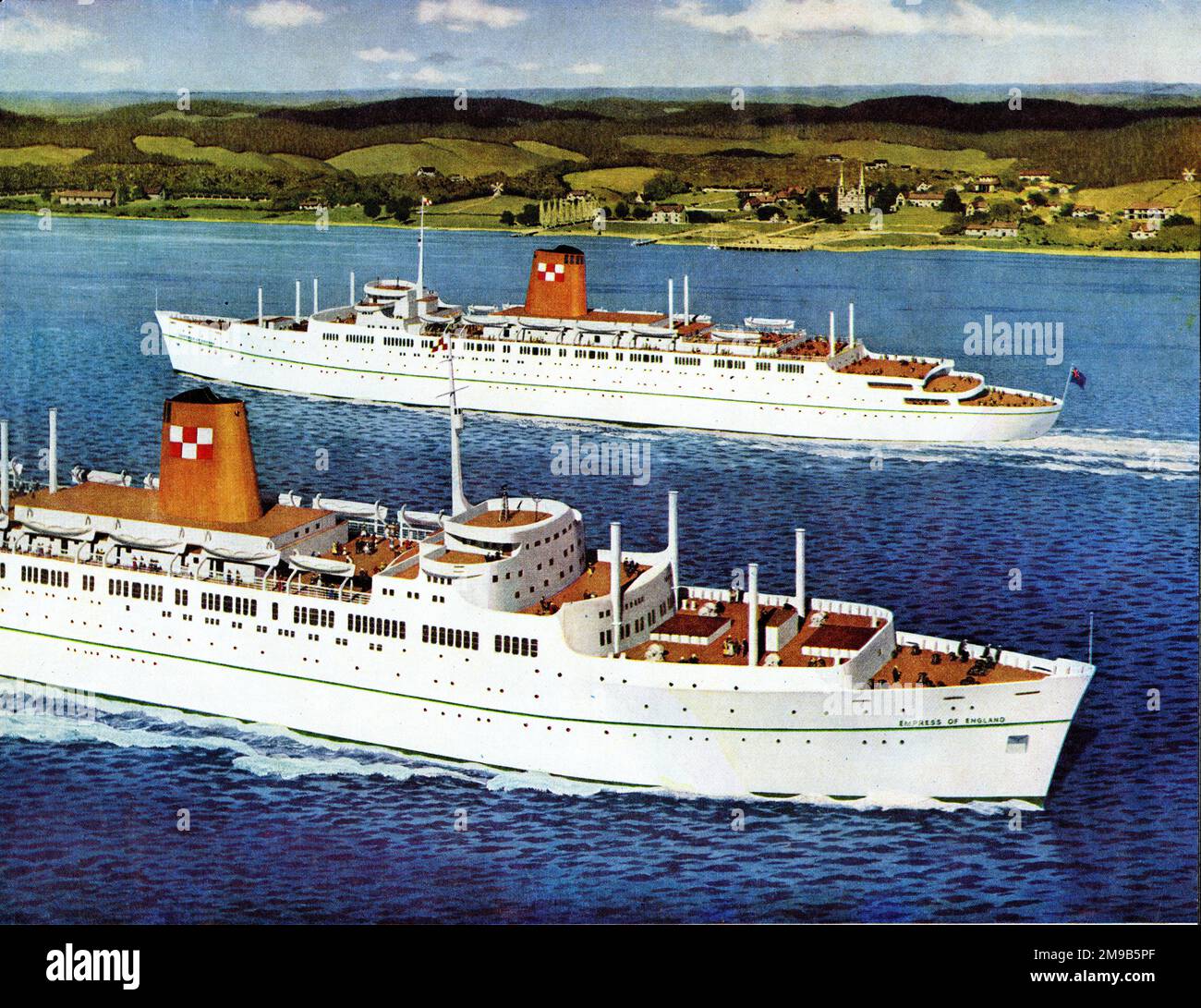 1962 CP ship Empress of Britain, set of 3 cards 1962 CP ship Empress of Britain, set of 3 cards