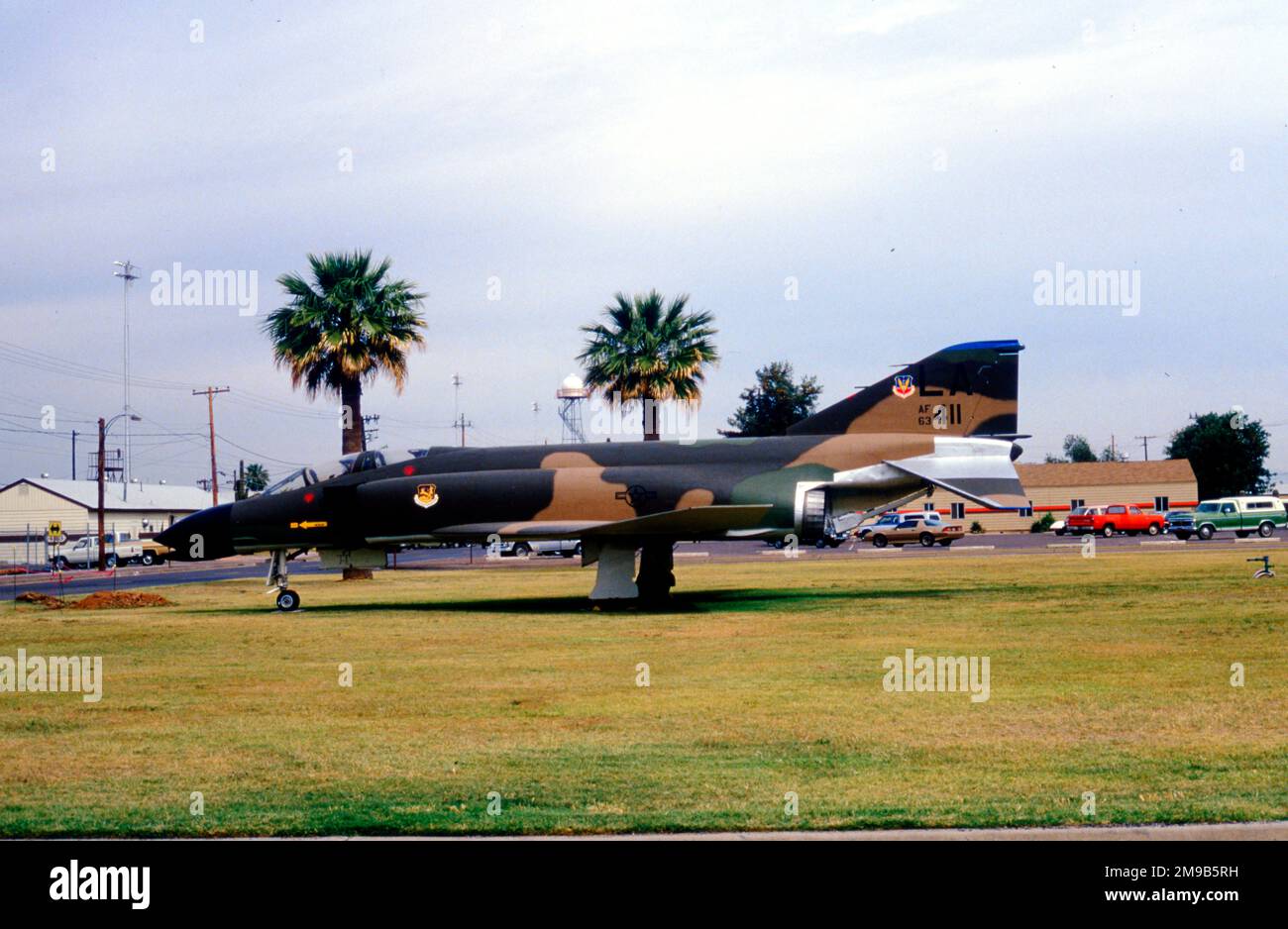 United States Air Force (USAF) - McDonnell RF-4C Phantom marked as '63-0411', on display at Luke Air Force Base (63-0411 crashed on 25 Apr 1967, killing both crew). Stock Photo