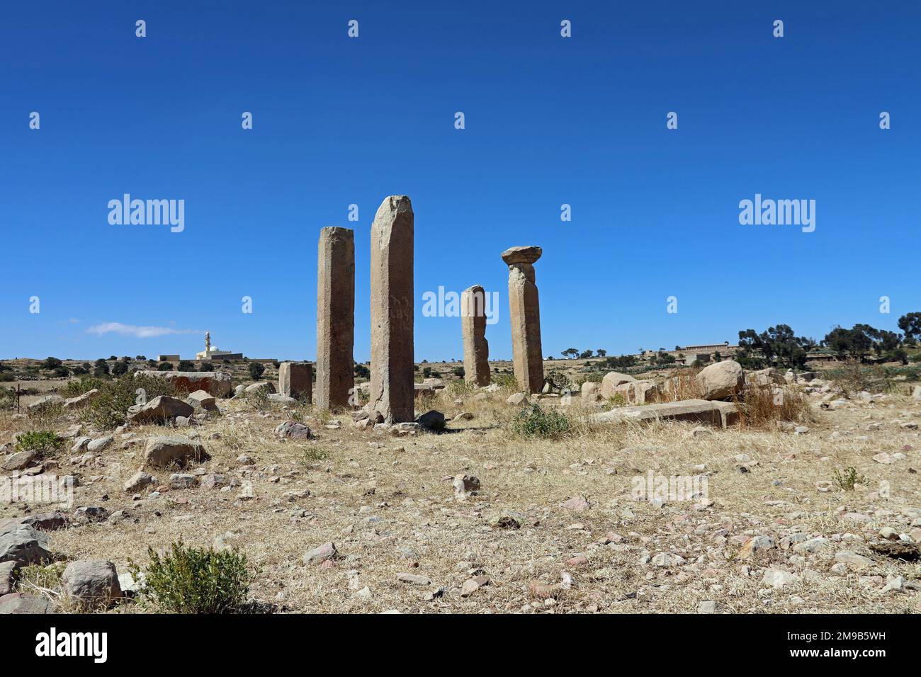 Temple of Mariam Wakino in the State of Eritrea Stock Photo