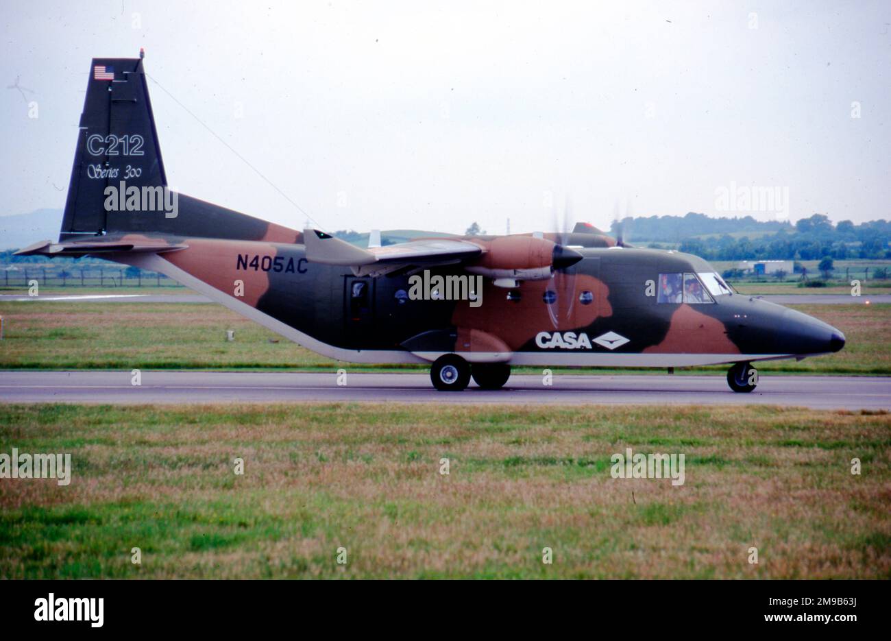 CASA C-212-300 Aviocar N405AC (msn 405) Stock Photo