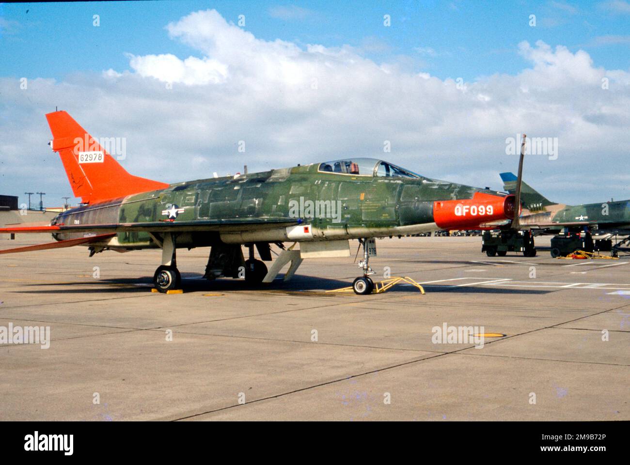 United States Air Force (USAF) - North American QF-100D 56-2978 / QF099 (msn 235-76). Stock Photo