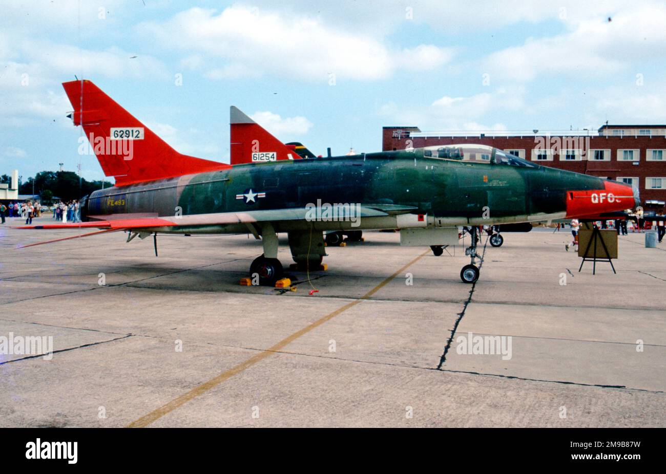 United States Air Force (USAF) - North American QF-100D 56-2912 / QF098 (msn 235-10). Stock Photo