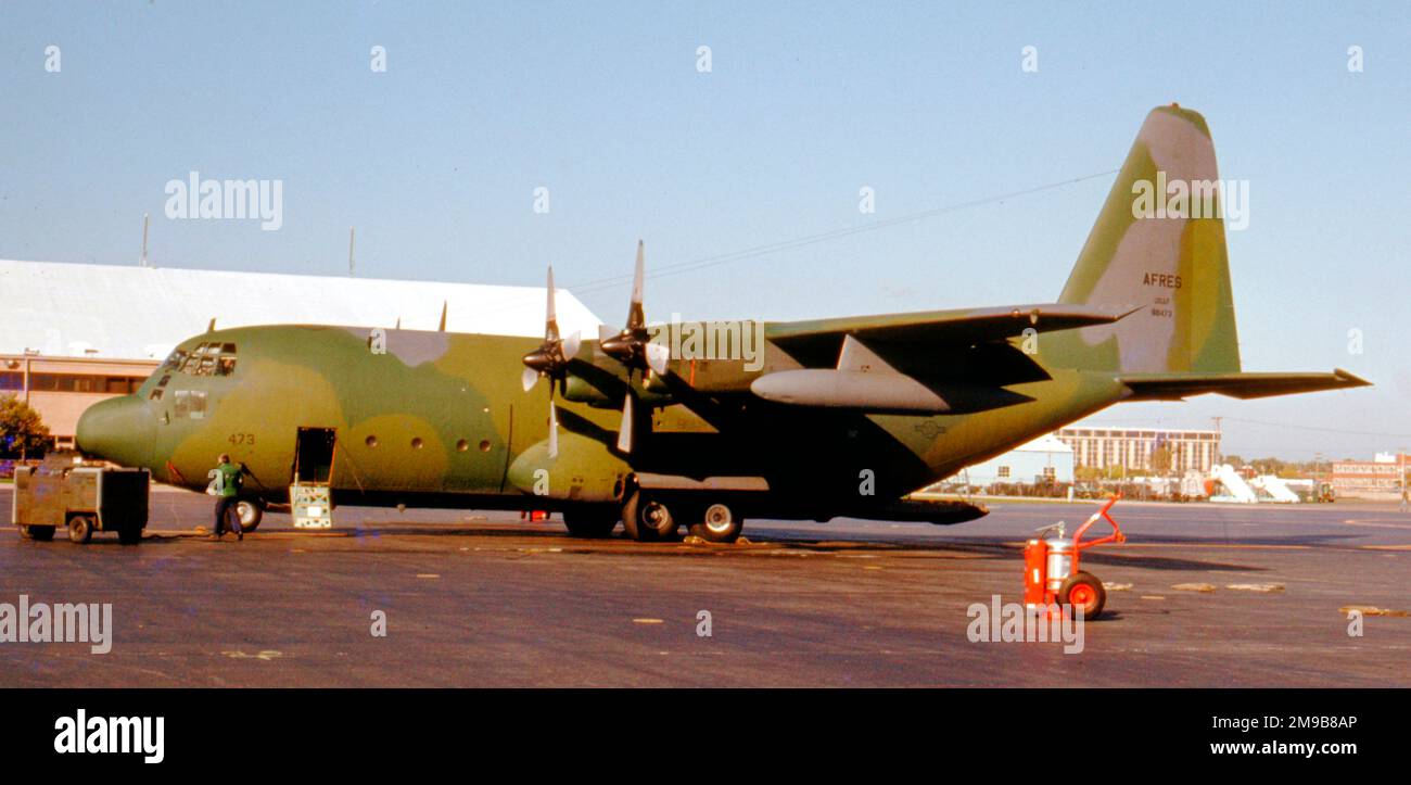 United States Air Force (USAF) - Lockheed C-130A-LM Hercules 56-0473 (MSN 182-3081) Stock Photo