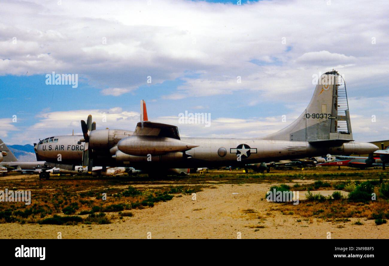 Boeing KB-50J Superfortress 49-0372 (msn 16151), at Pima Air and Space Museum, Tucson, AZ. Stock Photo