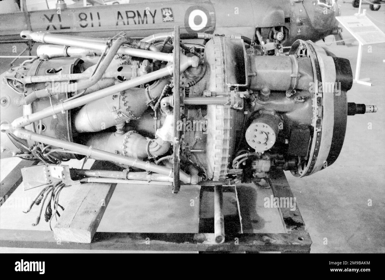 RollsRoyce Dart, turboprop engine, at the Historic Aircraft museum on