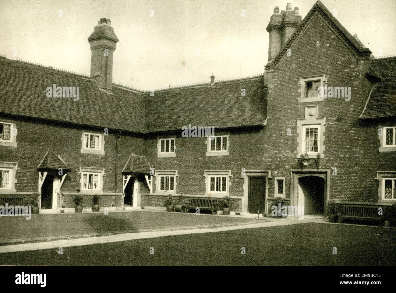 Whitgift Hospital Almshouses, Croydon, Surrey Stock Photo