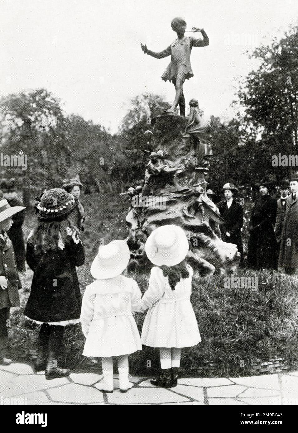 Statue of Peter Pan, Kensington Palace Gardens, London Stock Photo Alamy
