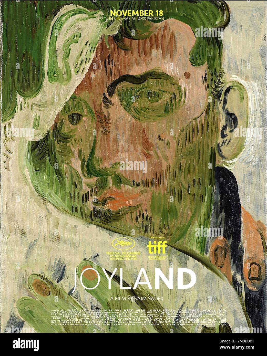 JOYLAND, poster in English, 2022. © Film Constellation /Courtesy ...