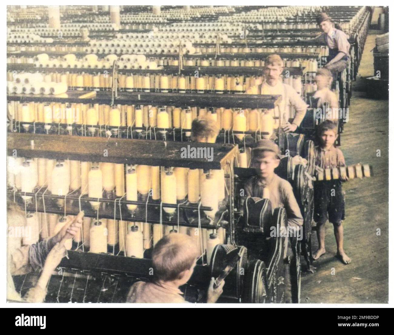 Boys working in the Olympian cotton mills, South Carolina (USA