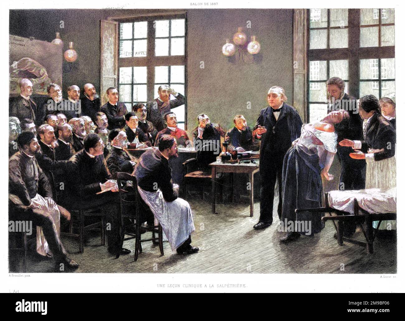 A lesson of Doctor Charcot at the Salpetriere – panathinaeos