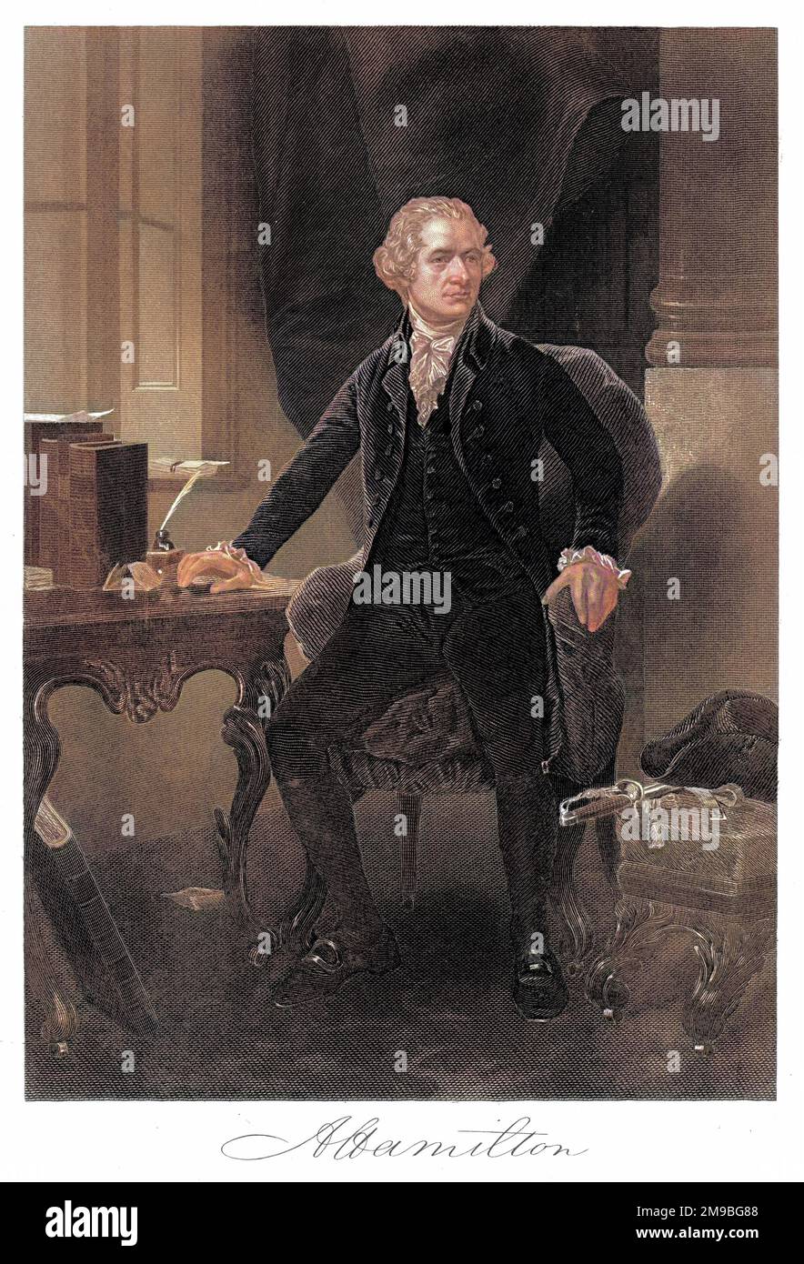 ALEXANDER HAMILTON American statesman Stock Photo Alamy