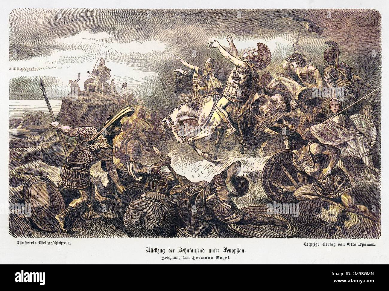 Xenophon, retreating in Persia, reaches the Black Sea Stock Photo - Alamy