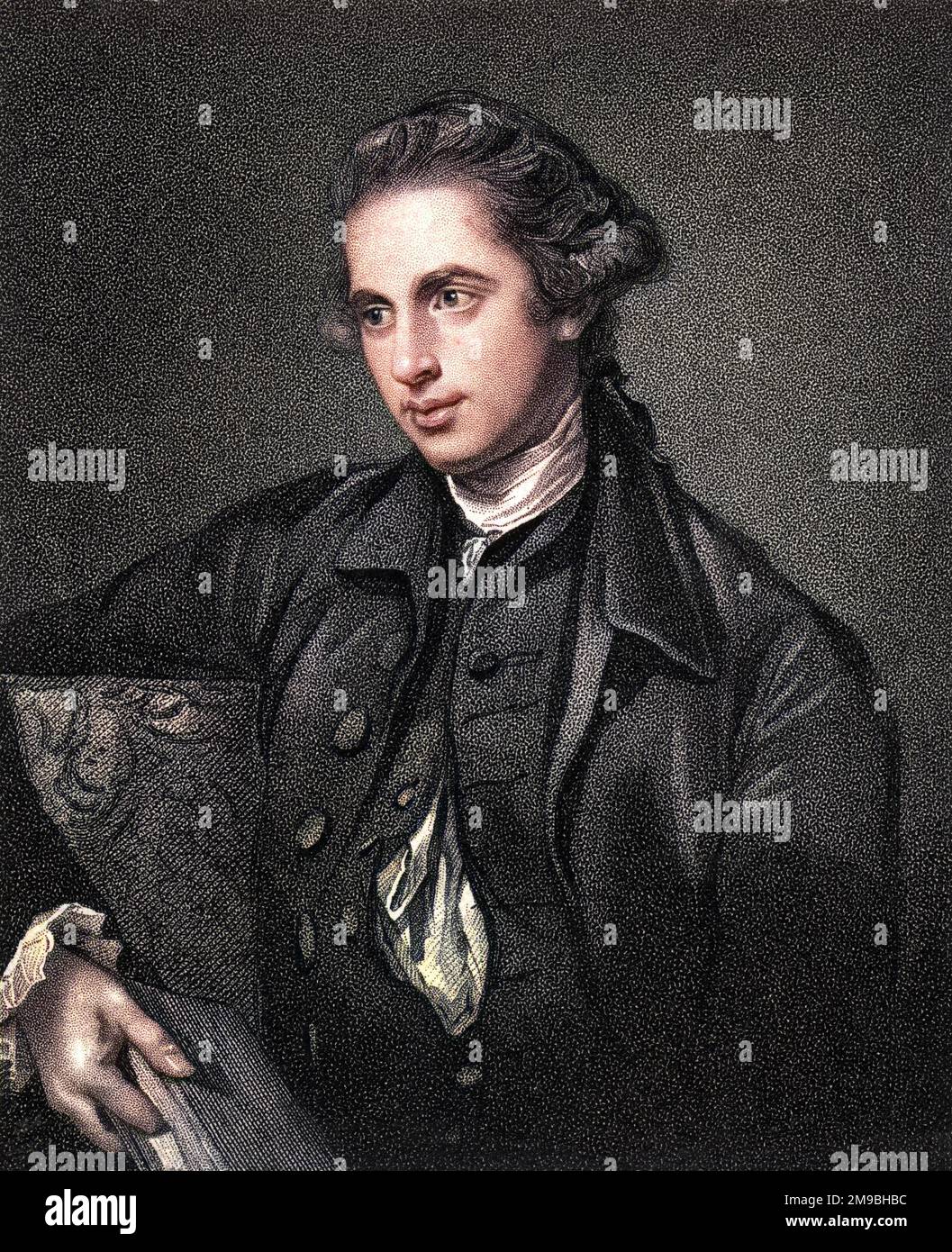 GEORGE HARDINGE (1743 - 1816), writer and judge, MP for Old Sarum, most notorious of the 'rotten boroughs'. Stock Photo