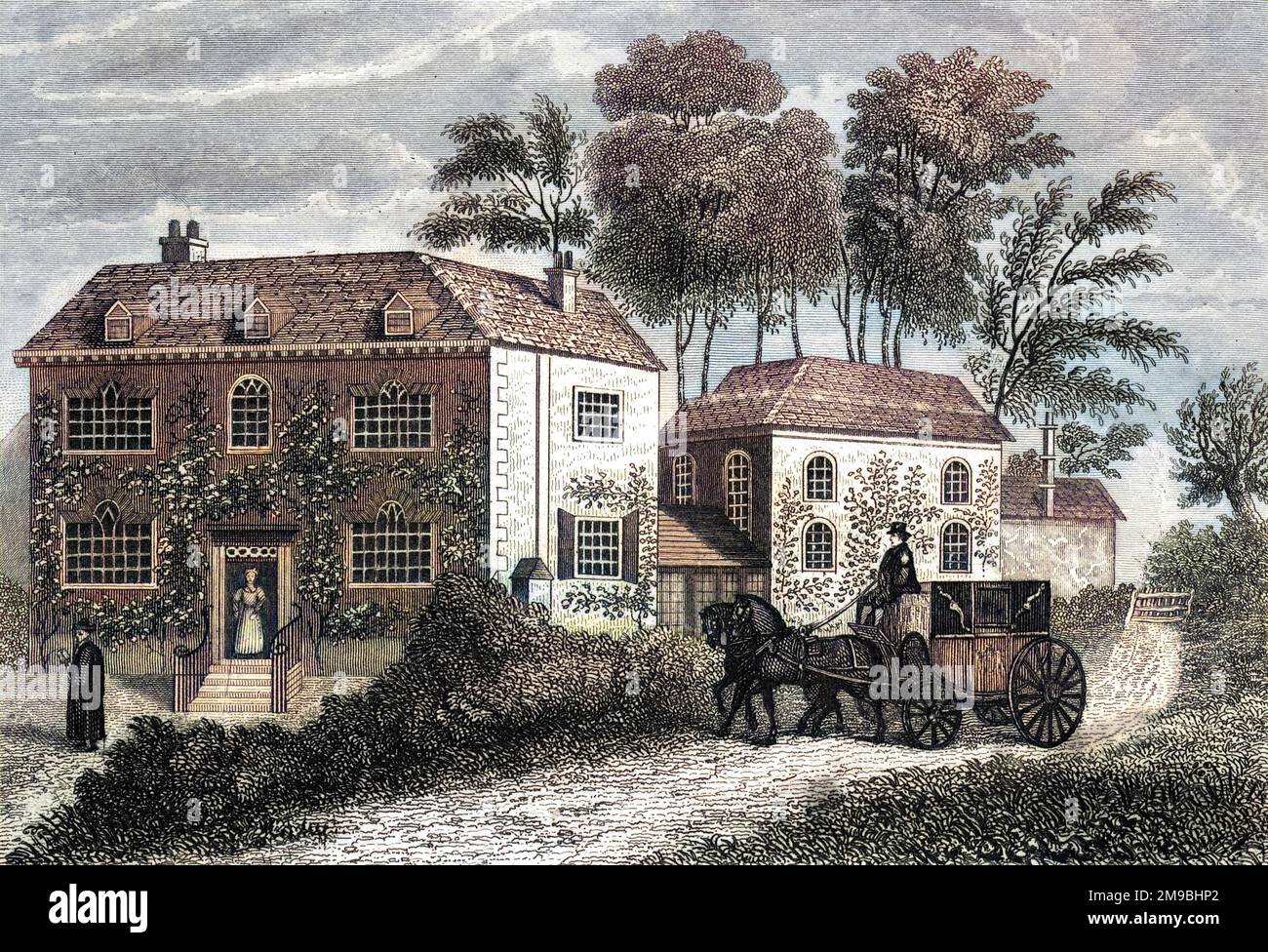 The reverend ROWLAND HILL's home and chapel at Wooton underEdge