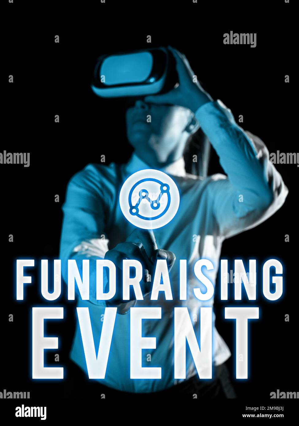 Hand writing sign Fundraising Event. Business showcase campaign whose ...