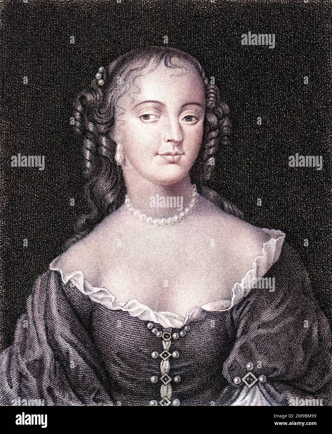 JANE MIDDLETON (nee Needham) beauty who decorated the court of Charles II Stock Photo