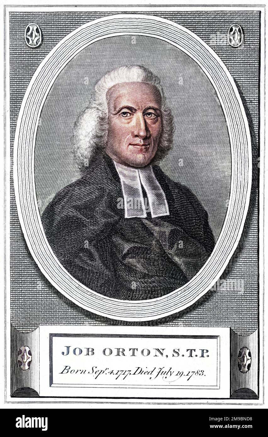 JOB ORTON Dissenting churchman and author Stock Photo