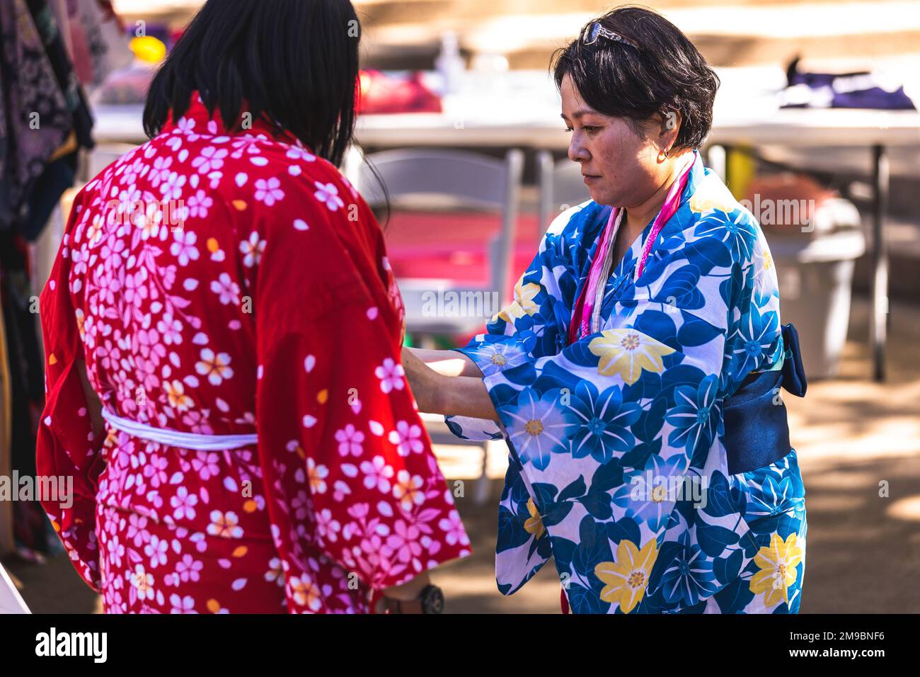 Two women japanese festival in hi-res stock photography and images - Alamy