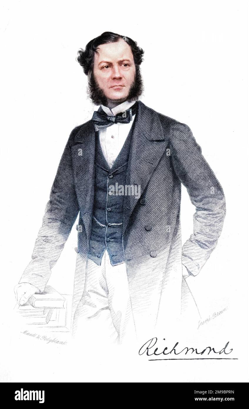 CHARLES HENRY GORDONLENNOX sixth duke of RICHMOND statesman with his