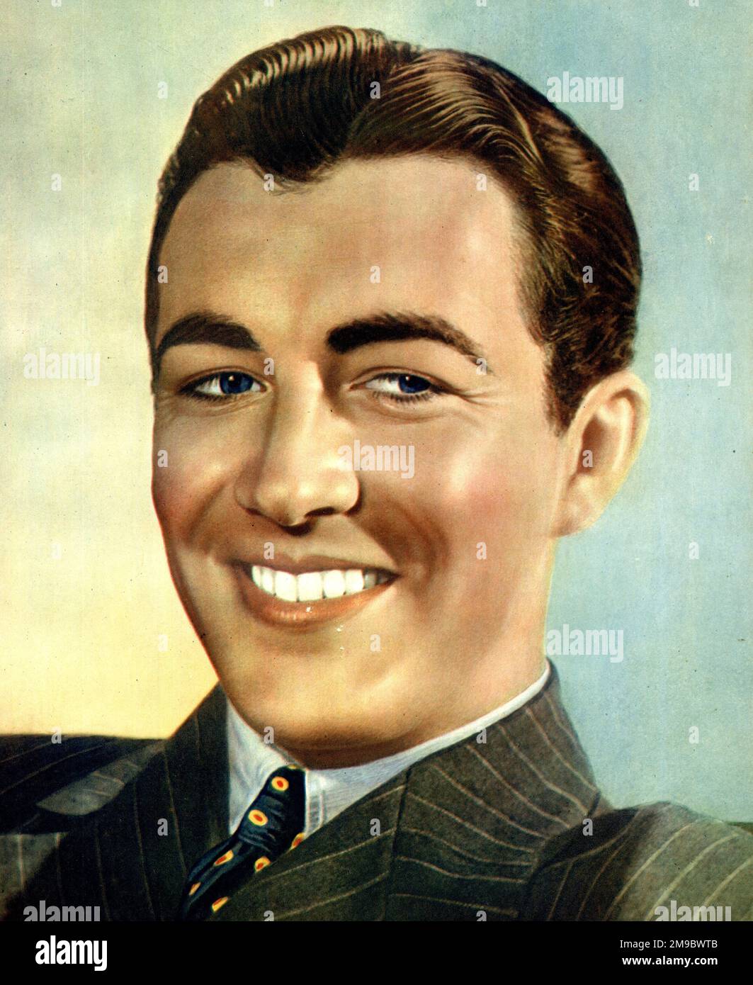 Robert Taylor, American film and TV actor and singer Stock Photo