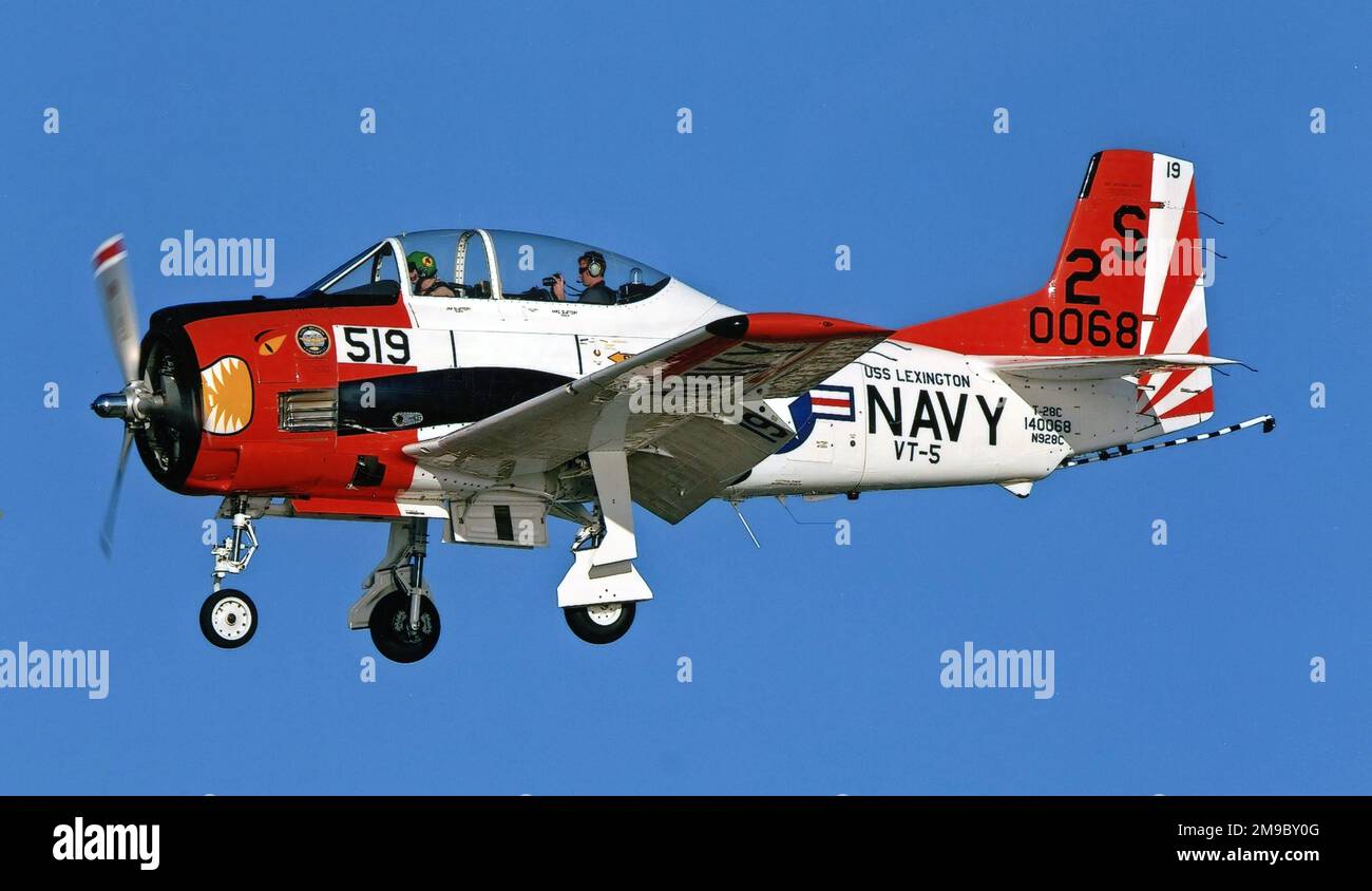 North American T-28C Trojan N928C - 140068 Stock Photo